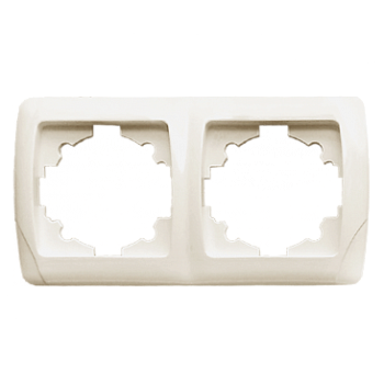 Мадрид Рамка горизонт. 2 пост . бежевый IP20 EKF