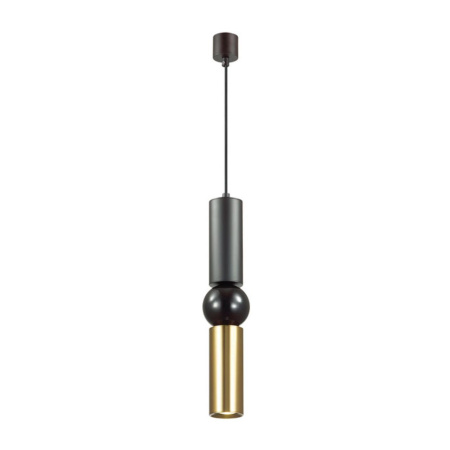 Подвес GU10 1*5W SAKRA черный/золото ODEON LIGHT