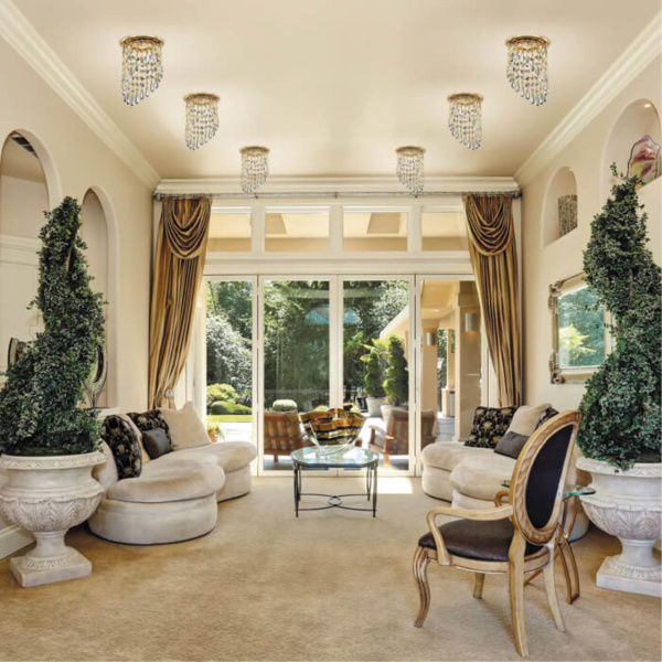 Встр.НП св-к IP20 GX5.3 50W 12V RAIN золото/прозрачный NOVOTECH