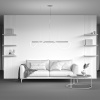 Подвесной светильник 1*LED 30Вт Золото IP20 Tau MOD166PL-L30G3K Maytoni