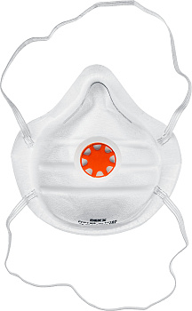 Коническая фильтрующая полумаска, класс защиты FFP1, с клапаном выдоха DEXX