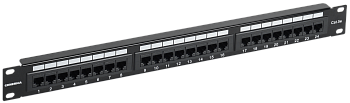 Патч-панель 1U кат.5E UTP 24 порта (Krone) GENERICA