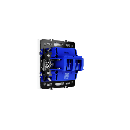 Розетка акустическая встраиваемая Voltum S70 4-местная, (белый матовый)