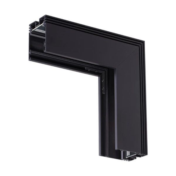 Соединитель для низковольтного шинопровода Г-образный KIT черный NOVOTECH