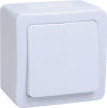 Выключатель 1-кл. для ОУ проходной ВСп20-1-0-ГПБ IP54 ГЕРМЕС PLUS (цвет клавиши: белый) IEK