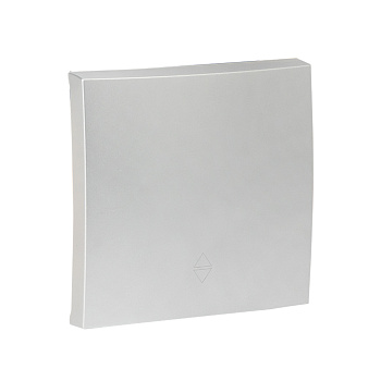 Валенсия Лицевая панель выключателя 1-кл, 10А сталь EKF