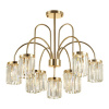 Люстра потолочная E14 9*40W VASSA золотой/хрусталь ODEON LIGHT