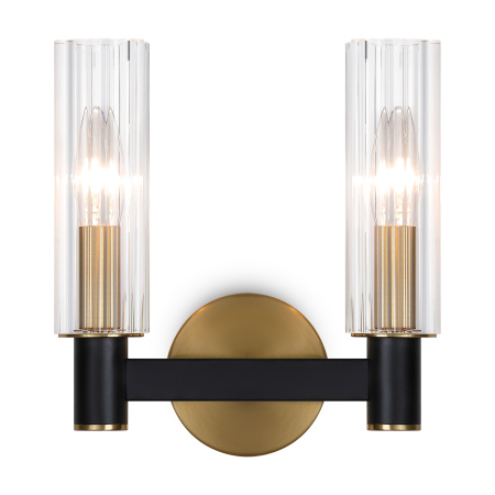 Настенный светильник (бра) 2*E14 40Вт Черный IP20 Ambra FR5167WL-02B Freya