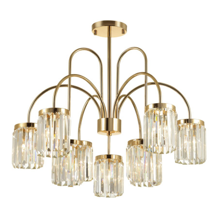 Люстра потолочная E14 9*40W VASSA золотой/хрусталь ODEON LIGHT