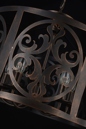 Подвесной светильник 5*E14 60Вт Коричневый IP20 Rustika H899-05-R Maytoni