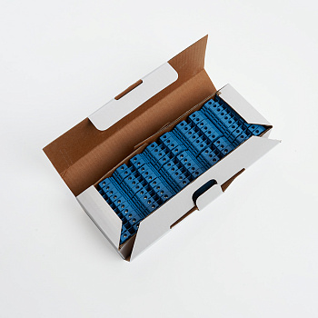 Зажим наборный изолированный (винтовой) ЗНИ - 4,0 (JXB4), синий, STEKKER, LD551-2-40 Зажим наборный изолированный (винтовой) ЗНИ - 4,0 (JXB4), синий, STEKKER, LD551-2-40