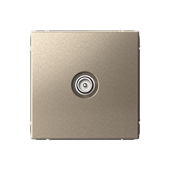 ARTGALLERY TV РОЗЕТКА проходная 4DB, механизм, ШАМПАНЬ Systeme Electric