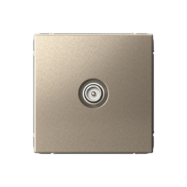 ARTGALLERY TV РОЗЕТКА проходная 4DB, механизм, ШАМПАНЬ Systeme Electric