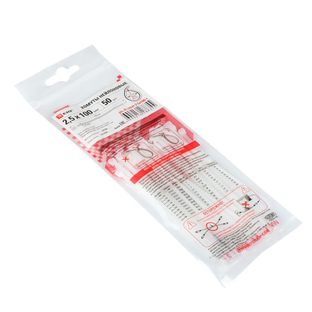 Хомут P6,6 стандартный (б), 2,5x120 (100шт) FlexLock PROxima EKF