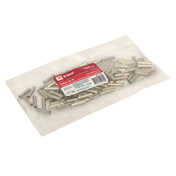 Гильза соединительная медная луженая ГМЛ 4-3 ГОСТ PROxima EKF