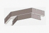 Лоток угловой замковый глухой КГЗГ 300х80-90 УТ1,5 поворот на 90, оцинкованный лист S1,5