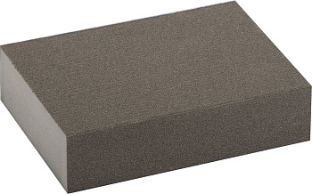 Губка шлифовальная "Мастер" четырехсторонняя, средняя жесткость, Р180, 100х68х26мм ЗУБР