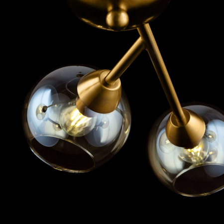 Люстра 8*E14 40Вт Латунь антик IP20 Sherry FR5121PL-08G Freya