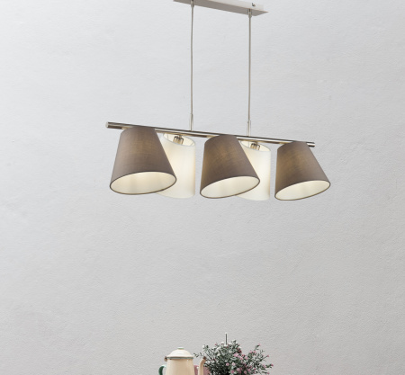 Подвесной светильник 5*E14 40Вт Никель IP20 Tarrasa MOD009PL-05N Maytoni