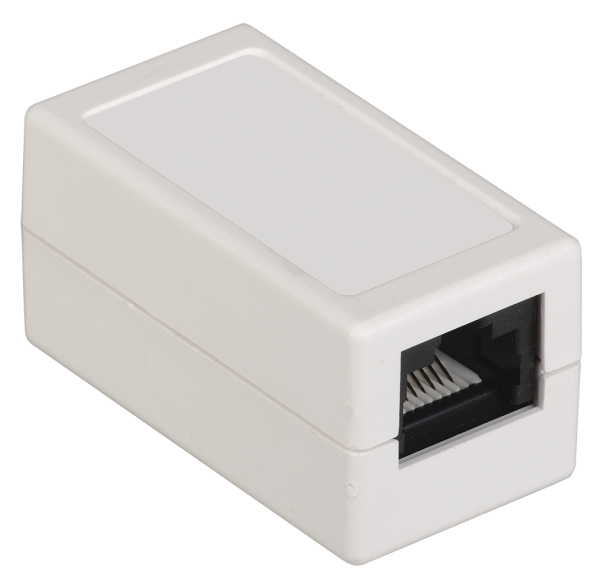ITK Проходной адаптер кат.6 UTP тип RJ45-RJ45