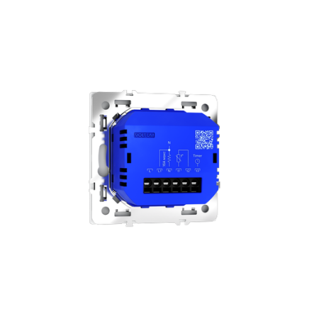 Терморегулятор электронный Voltum S70 с индикацией и датчиком, для теплого пола, (белый матовый)