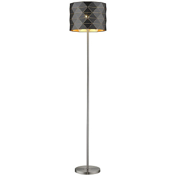 Торшер Никель/Черный, Золотой E27 1*100Вт WE262.01.025 WERTMARK