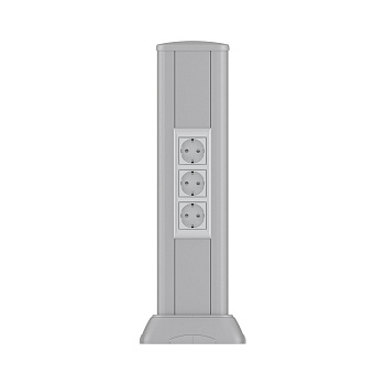 Алюминиевая колонна 0.5 м, цвет темно-серебристый металлик DKC