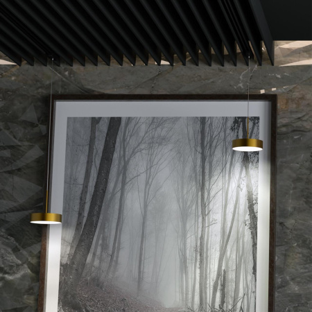 Св-к трековый,провод 1.2м IP20 LED 30W 4000K 2600Лм 100-265V матовое золото PROMETA NOVOTECH