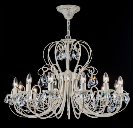 Люстра 12*E14 60Вт Жемчужное Золото IP20 Princess ARM270-12-R Maytoni