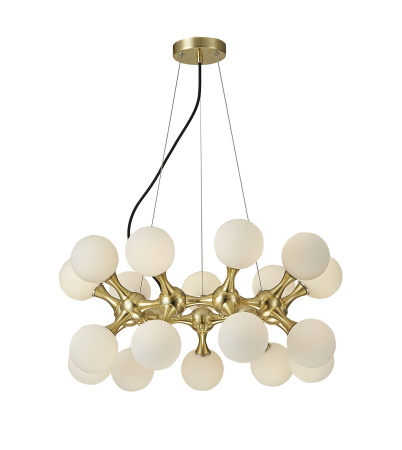 Подвесной светильник 18*G9 28Вт Золото IP20 Proton MOD021PL-18G Maytoni