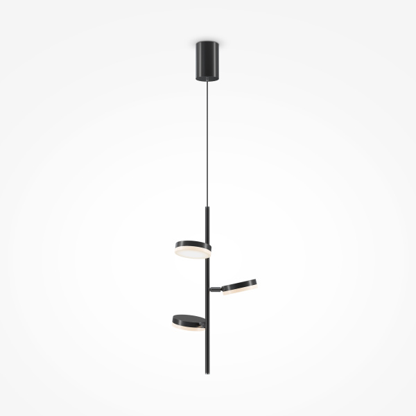 Подвесной светильник 3*LED 18Вт Черный IP20 Fad MOD070PL-L18B3K Maytoni