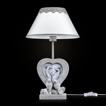 Настольная лампа 1*E14 40Вт Серый IP20 Bouquet ARM023-11-S Maytoni