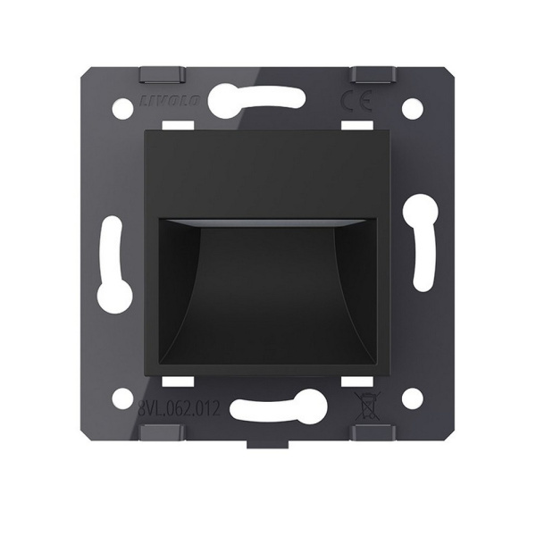 Подсветка лестницы, пола, цвет черный (механизм) Livolo