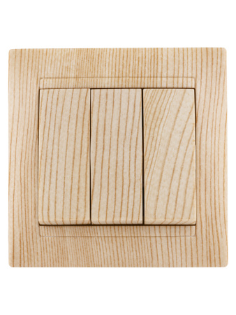 Выключатель 3-х кл. 10А сосна "Лама" TDM