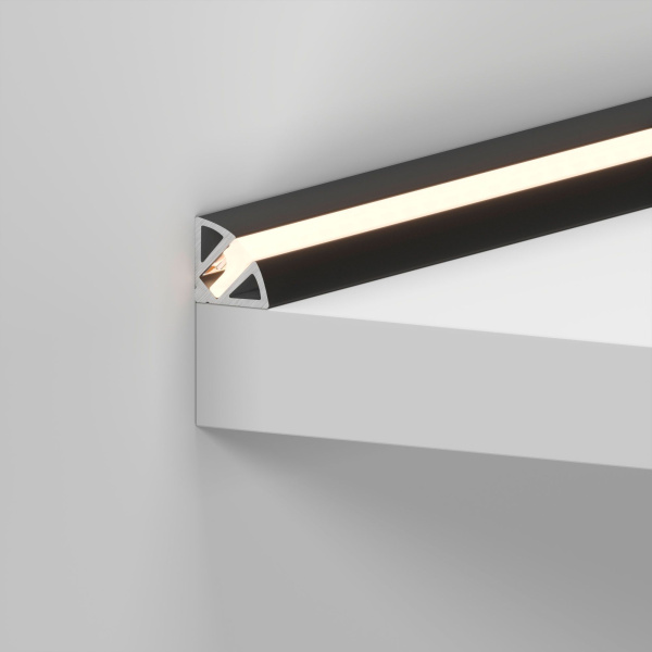 Профиль угловой SL-KANT-H11-2000 ANOD BLACK Алюминий Arlight