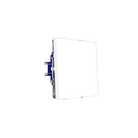 Выключатель встраиваемый Voltum S70 одноклавишный 10А, (белый глянцевый)