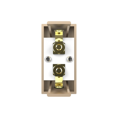 Розетка акустическая золотая (механизм) Livolo