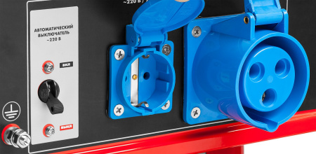 Бензиновый генератор с электростартером, 4500 Вт, ЗУБР