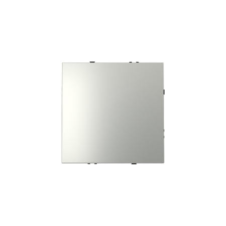 Проходной переключатель встраиваемый Voltum S70 одноклавишный 10А, (сталь)