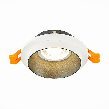 Светильник встраиваемый Белый GU10 1*50Вт IP20 D92xH38 220В Без ламп ST206.528.01 ST LUCE