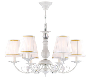 Люстра 6*E14 40Вт Белый IP20 Bianchi FR2307-PL-06-WG Freya