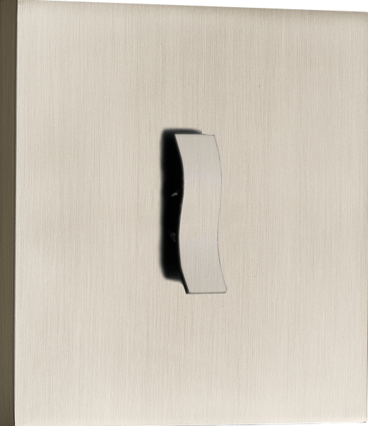 Donel N96 Переключатель перекрестный (с 3-х мест) на 1 тумблер, клавиша Wave, 10AX 250V, Никель, серия DT