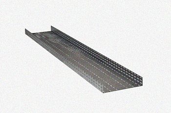 Лоток глухой ЛМГ 500х80х3000 УТ1,5, оцинкованный лист S1,5