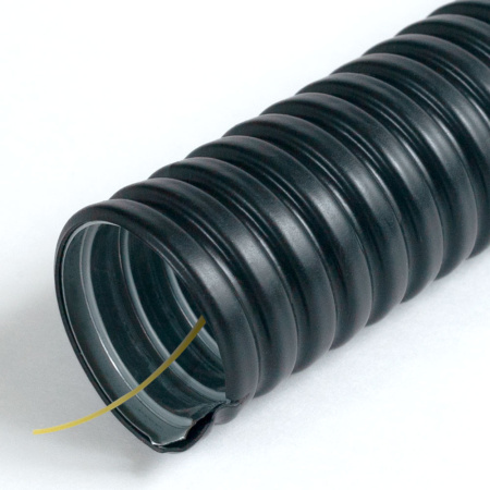 Металлорукав в ПВХ изоляции МРПИ-НГ-10 с/з (50м/уп) Строитель