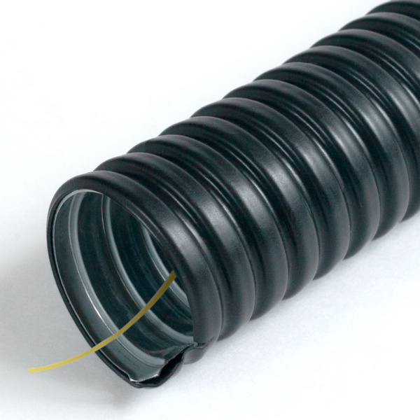 Металлорукав в ПВХ изоляции МРПИ-НГ-15 с/з (50м/уп) Строитель Металлорукав в ПВХ изоляции МРПИ-НГ-15 с/з (50м/уп) Строитель