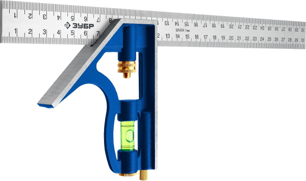 300 мм Комбинированный многофункциональный угольник. Серия Профессионал. ЗУБР