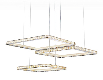 Светильник светодиодный подвесной управляемый FA1759/3 CH хром 180W 3000K+6400K/3000K/6400K/4200K+4200K 680*460*740 (ПДУ РАДИО 2.4G) Ambrella Light