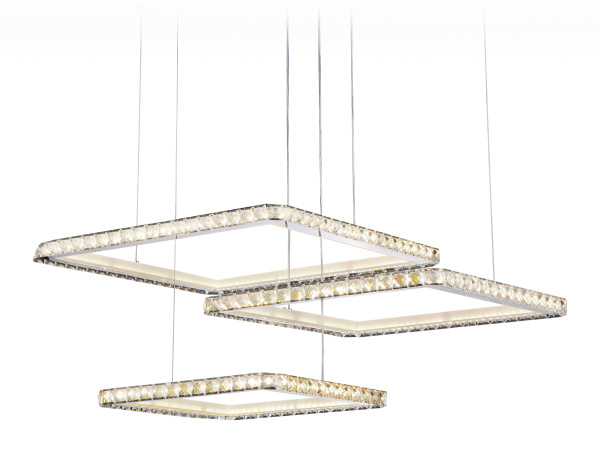 Светильник светодиодный подвесной управляемый FA1759/3 CH хром 180W 3000K+6400K/3000K/6400K/4200K+4200K 680*460*740 (ПДУ РАДИО 2.4G) Ambrella Light