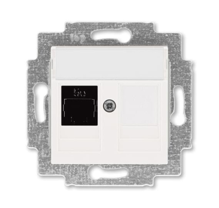 Levit Механизм розетки комп. СУ RJ45 cat.5 . жемчуг IP20 ABB Levit Механизм розетки комп. СУ RJ45 cat.5 . жемчуг IP20 ABB