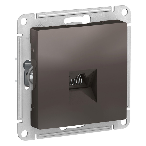 ATLASDESIGN Механизм розетки комп. СУ RJ45 . мокко IP20 Schneider Electric ATLASDESIGN Механизм розетки комп. СУ RJ45 . мокко IP20 Schneider Electric